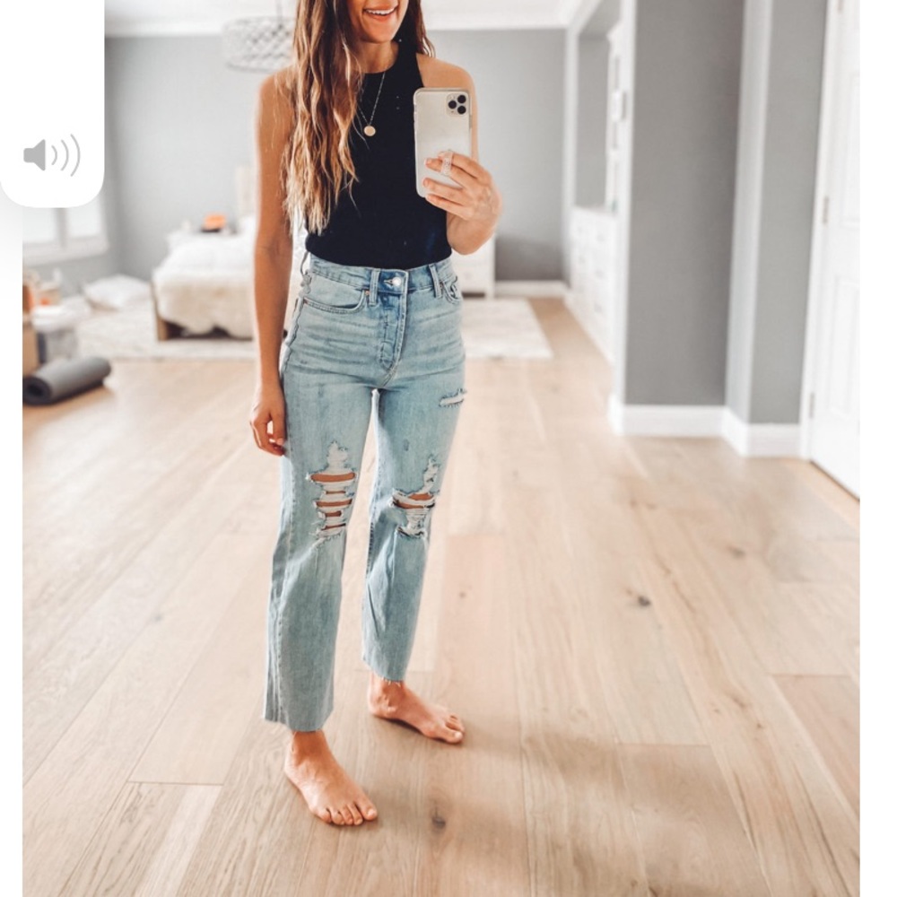 Wild Fable High Rise Straight Jean